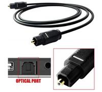 INECK - Cable Optique Connecteurs Toslink 3m M M Audio Digital HiFi SPDIF Noir pour HDTV Cordon Numerique Son Stereo