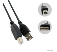INECK® Câble USB 2.0 A Mâle vers B Mâle Câble d'Imprimante pour tous Canon Imprimantes 1.M