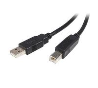 INECK® Câble USB 2.0 A vers B de 3 m - Cordon USB A vers USB B - M-M - Noir