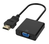 INECK® HDMI vers VGA - Convertisseur HDMI Mâle à VGA Femelle pour Macbook, Chromebook, Ordinateur, Ultrabook, Rasberry Pi, TV Box