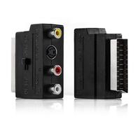 INECK® péritel vers Composite RCA S-vhs Audio AV Adaptateur TV