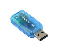 INECK® Portable Adaptateur audio Carte son USB 5.1 externe audio