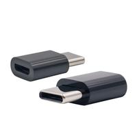 INECK® USB Type-C mâle vers Micro USB femelle Connecteur pour Samsung Galaxy S9/S9 Plus/S8/S8+/A3 2017/A5 2017/A8 2018, Huawei P10/P10 Plus/P9/P9 Plus/Honor 9/8, LG G6/G5, Asus Zenfone 5/4/3, Nexus 6P