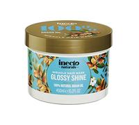 INECTO Glossy Shine Argan Miracle Masque capillaire 450 ml, nourrissant pour cheveux abîmés, traitement revitalisant en profondeur, pour les cheveux ayant un besoin urgent de sauvetage