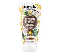 INECTO Gommage corporel revitalisant à la noix de coco 150 ml, exfoliant nourrissant 100% naturel, riche en minéraux naturels pour tous les types de peau, enrichi en huile de noix de coco