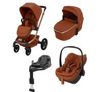 Inédit: Maxi-Cosi Fame Pebble Slide Pro Système de Voyage - Poussette - Copper Terra