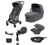 Inédit: Maxi-Cosi Système de Voyage Fame Cabin Coral Slide Pro - Poussette - Moon Graphite