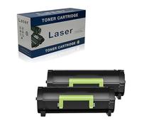 Ineecink Compatible Remplacement Cartouche De Toner Pour Lexmark MS321 56F2000 Pour Avec Lexmark MS321 MS421 MS521 MS621 MS622 MX321 MX421 MX521 MX621 L'imprimante,(Noir-6000 Pages),2 pack
