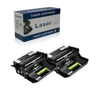 Ineecink Compatible Remplacement Unité De Tambour Pour Lexmark MS531 66S0ZA0 66S0Z00 Pour Avec Lexmark MX532 MX632 M3350 XM3350 MS531 MS631 MS632 MS639 Imprimante,(Noir-75000 Pages),2 pack