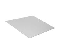 INEFA 200cm Bande d'Avant-Toit Aluminium Argent Tôle Sans Pli d'Eau