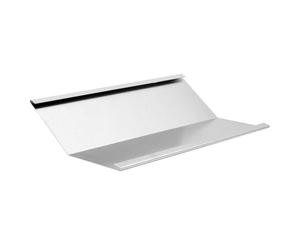 INEFA 200cm Solin en Aluminium avec Pli d'Eau Aluminium Argent Tôle de Toit