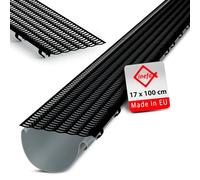 INEFA Bande anti-feuilles 100cm, Ø100-160mm Noir plastique