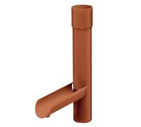 INEFA Collecteur Eau Pluie Tuyau Descente PVC 50mm Marron Clapet Accessoires Gouttičre