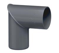 INEFA Coude de tuyau de descente 87 degrés 50mm Anthracite