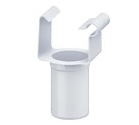 INEFA Manchon d'écoulement rectangulaire 68mm/50mm Blanc PVC-U