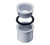 INEFA Naissance Gouttičre Filetée PVC 68/50mm, Gris, Élément de Gouttičre