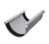 INEFA Raccord Gouttière 180mm PVC Gris, Montage Facile, Accessoires, Made in Germany