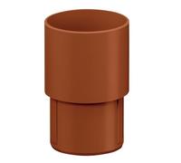 INEFA Raccord Tuyau Descente PVC 75mm Marron Gouttière Montage Facile