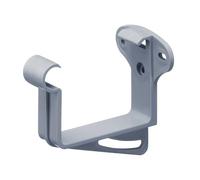 INEFA Support de Gouttière Carré PVC 83mm Gris, Accessoires Gouttière, Made in Germany