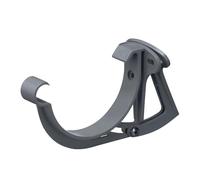 INEFA Support Gouttière 100mm PVC Réglable Semi-Circulaire Anthracite, Made in Germany