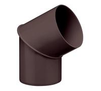 INEFA Tuyau Descente Angle 60° 100mm Marron Foncé PVC Raccord Pluvial Facile Gouttière