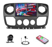 Inefala 4G+128G Autoradio Android 15 pour Renault Master 2010-2021 | Pour Opel Movano Nissan NV400. 7" Écran, Wireless CarPlay, Android Auto, BT, GPS, WiFi, RDS/FM, SWC, Caméra de Recul, Mic