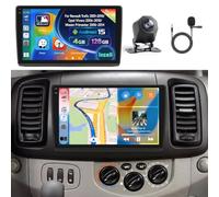 Inefala 4G+128G Autoradio Android 15 pour Renault Trafic 2001-2010 | Pour Opel Vivaro/Nissan Primastar. 10" Écran, Wireless CarPlay, Android Auto, BT, GPS, WiFi, RDS/FM, Caméra de Recul, Mic
