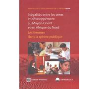 Inégalités Entre Les Sexes Et Développement Au Moyen-Orient Et En Afrique Du Nord - Les Femmes Dans La Sphère Publique