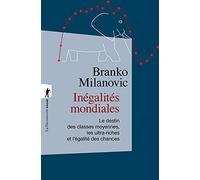 Inégalités mondiales - Le destin des classes moyennes, les ultra-riches et l'égalité des chances Branko Milanovic (Auteur), Thomas Piketty (Préface), Pascal Combemale (Postface), Maxime Gueuder (Postf