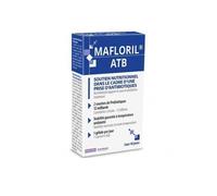 ISN - Mafloril® ATB - Complément alimentaire - 2 souches spécifiques de probiotiques - Soutien nutritionnel en cas de prise d'antibiotiques - Sans Gluten - Cure 10 jours