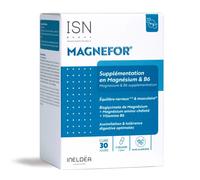 Ineldea Complément Magnefor – Bisglycinate de magnésium, vitamines B6 & D, taurine – 90 gélules