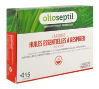 Ineldea OlioSeptil Capsules Huiles Essentielles À Respirer 15 Pièces