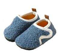 iNelihoo Chaussons d'hiver Chaussettes Bébé Garçon Fille Chaussures Maison Chaudes Pantoufles Antidérapantes Garçon Premiers Pas Mignon Chausson Peluche à Semelle Souple Bottes pour Enfants 0-5 ans
