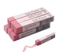 iNelihoo Lot de 6 pastels carrés doux couleurs pures non toxiques pastels doux pour artistes professionnels