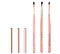 INENK Brosses de nettoyage roses pour ongles - Pour nettoyer les défauts de polissage des cuticules - Brosse à ongles résistante à l'acétone - Brosses de nettoyage pour ongles - Pour le nail art et