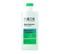INEOS Gel Douche Skin Science Geranium + Menthe 300ml