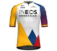 INEOS GRENADIERS Maillot manches courtes Champion colombien 2025 blanc/multicolore M
