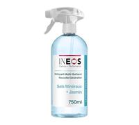 INEOS Spray Surface Multi-Surfaces Sels Mineraux + Jasmin, 750 ML, Spray Désinfectant Et Néttoyant Pour Toutes Les Surfaces De La Maison