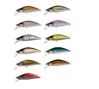 INEOUT 11 Pièces Nouveau 5cm 5.2g Évier Vairon Appât Pêche Leurre Perles Bionique Plastique Dur Artificiel Pesca Matériel Perche Truite Wobbler Kit