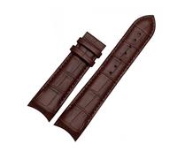 INEOUT Bracelet De Montre À Extrémité Incurvée En Cuir Véritable, 22mm, 23mm, 24mm, Compatible Avec La Ceinture De Montre Tissot 1853 COUTURIER T035627A T035407A T035439, Bracelet For Hommes (Color :