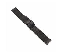 INEOUT Bracelet De Montre En Acier Inoxydable, 18mm, 20mm, 22mm, À Dégagement Rapide, Universel, For Remplacement De Bracelet De Montre Milanais(Black,18mm)