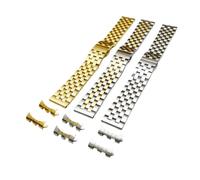 INEOUT Bracelet De Montre En Acier Inoxydable Bracelet De Montre En Métal De Qualité Supérieure Bracelet Poli Solide Sangles Extrémité Incurvée 24mm 23m 22mm 21mm 20mm 19mm 18mm(Black,24mm)