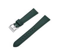 INEOUT Bracelet De Montre En Cuir Cousu Vintage, Nouveau Design À Dégagement Rapide, 18mm 19mm 20mm 21mm 22mm 23mm 24mm, Bracelets De Montre En Cuir Saffiano(Green,19mm)