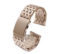 INEOUT Bracelet En Acier Inoxydable Argenté Noir 24mm 26mm 28mm 30mm Bracelet En Métal Compatible Avec Le Bracelet De Montre Diesel DZ4283 DZ7221 DZ7257 DZ7334(30mm Silver)