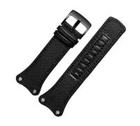 INEOUT Bracelet En Nylon + Cuir Noir Marron Bleu Bracelet For Homme Compatible Avec K4B384B3 K4B371B6 K4B371B3 K4B384B6 Toile Montre Ceinture Chaîne Bracelet De Montre(Black black)