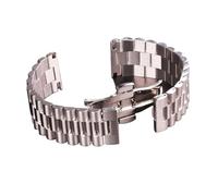 INEOUT Bracelets De Montre En Acier Inoxydable Bracelet Femmes Hommes Argent Bracelet De Montre En Métal Massif 16mm 18mm 20mm 21mm 22mm Accessoires(21mm)