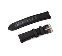 INEOUT Bracelets De Montre En Toile Matériau De Qualité Supérieure À Dégagement Rapide Bracelets De Montre En Nylon De Qualité Verte Boucle En Acier 18mm 20mm 22mm 24mm(Black,18mm)