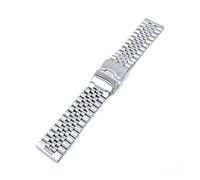 INEOUT Libération Rapide Supprimer Les Liens Conception De Vis Bracelet De Montre En Acier Inoxydable Boucle Solide De Qualité Supérieure 20mm 22mm 24mm Bracelet De Montre(Silver,20mm)