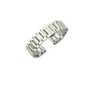 INEOUT Montre Bracelet Bracelet Acier Inoxydable 12 14 15 16 17 18 19 20 21 22 23 24mm Montre Bracelet Montre(Silver,12mm)