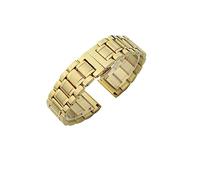INEOUT Montre Bracelet Bracelet Acier Inoxydable 12 14 15 16 17 18 19 20 21 22 23 24mm Montre Bracelet Montre(Golden,20mm)